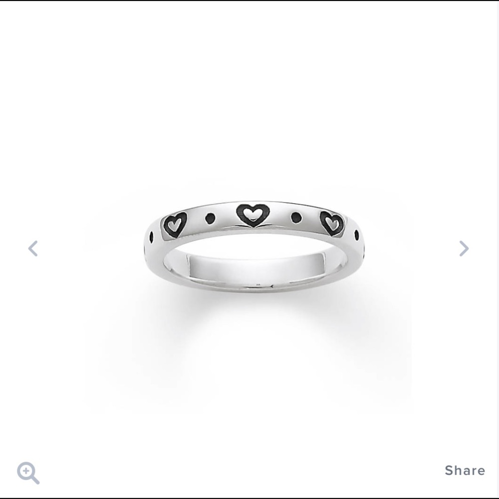 James Avery - Amor Stacked Ring (Size:7)